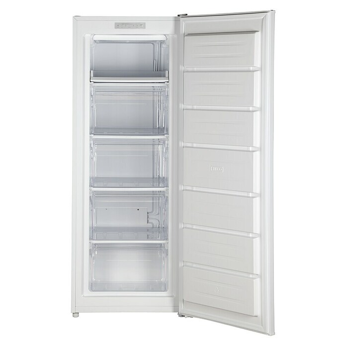 Congelador (Contenido útil total: 168 l, 57,1 x 54,5 x 142,6 cm, Blanco) | BAUHAUS