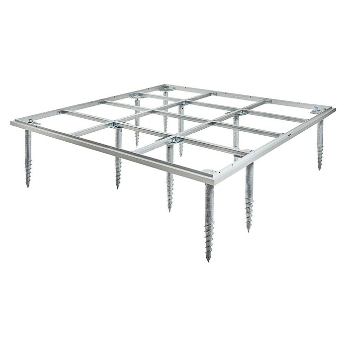 EcoStar Vijčani element za montažu podnožja metalne kućice Tip 2  (Namijenjeno za: EcoStar spremišta Euroline Trend Tip 2) | BAUHAUS