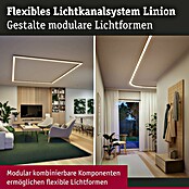 Paulmann Linion Stromeinspeisung Power Channel (100 x 4 x 4 cm, Chrom matt, Nicht Dimmbar) | BAUHAUS