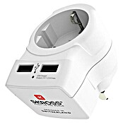 Skross Adaptador de viaje (Tipo de enchufe de red de adaptador de viaje: Tipo G (BS 1363), Blanco) | BAUHAUS