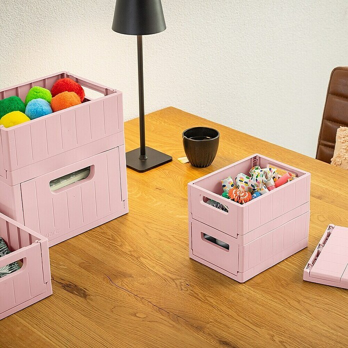 Sunware Sigma home Klapkrat (l x b x h: 17,5 x 12,5 x 7 cm, Roze) | BAUHAUS