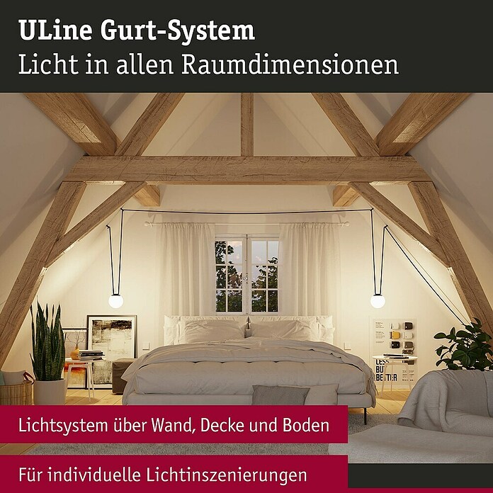 Paulmann ULine Abdeckung Einbau (Passend für: ULine-System, Ø x H: 8,5 x 2,7 cm, Schwarz) | BAUHAUS