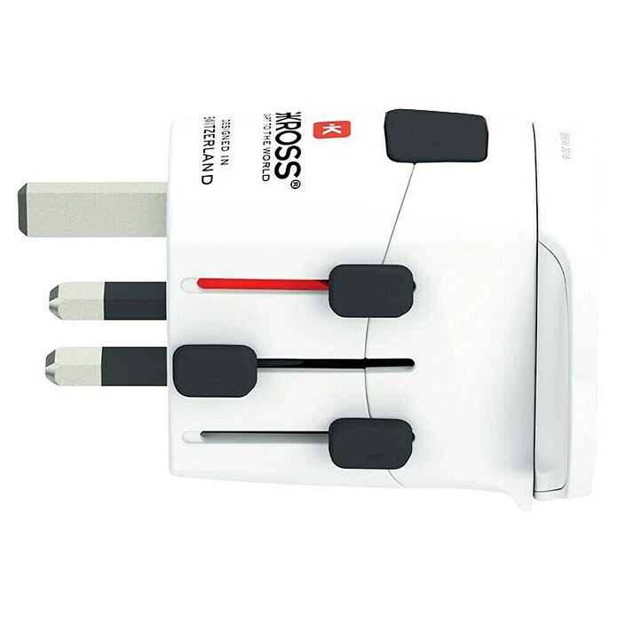 Skross Adaptador de viaje (Blanco) | BAUHAUS