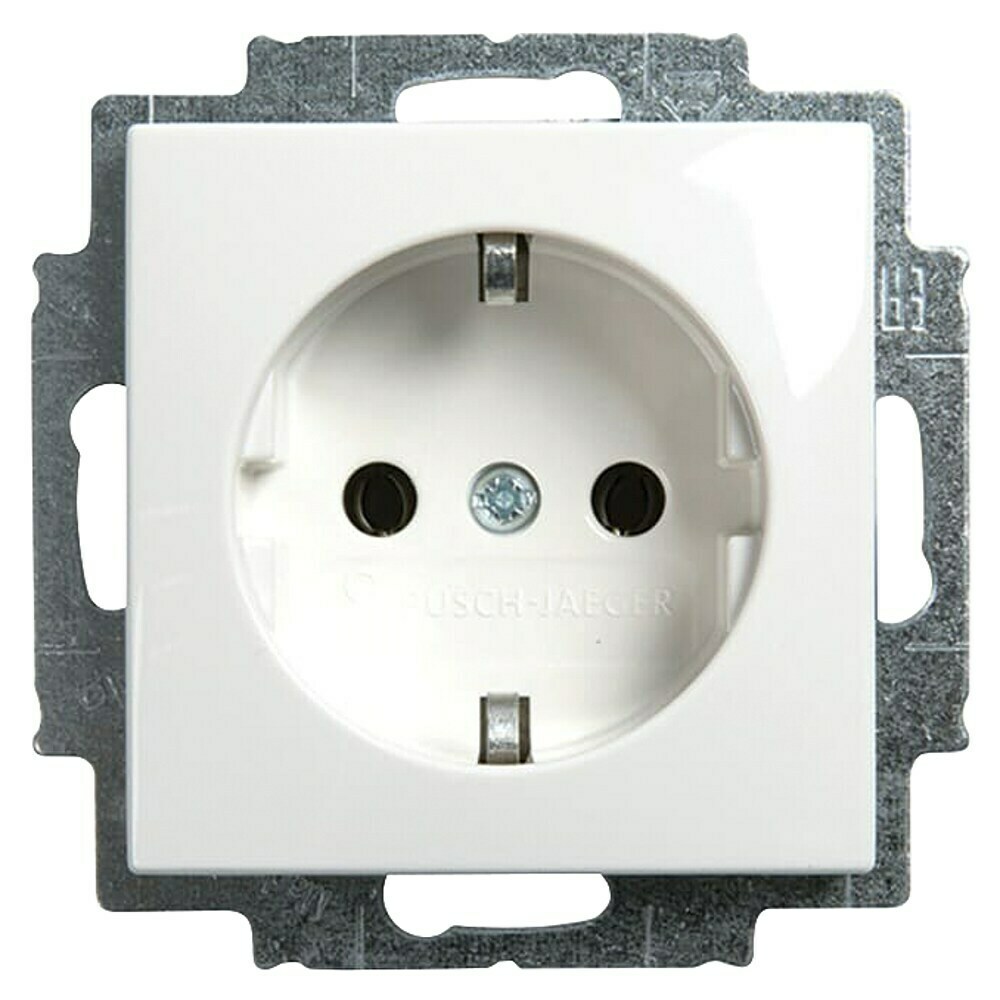 Busch-Jaeger Modulo Presa SCHUKO 20EUC-775 - Incasso, 16A, 250V, Morsetti A Innesto