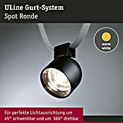 Paulmann ULine LED-Spotstrahler Ronde (7 W, Ø x H: 8,5 x 11 cm, Schwarz, Warmweiß) | BAUHAUS