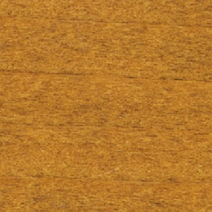 Clou Aqua Holzbeize - Goldteak, 250 ml - Nahaufnahme der Holzmaserung, die die Textur und das Muster des Holzes hervorhebt. Gut geeignet als Hintergrund oder für Designprojekte.