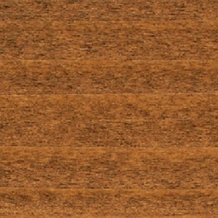 Clou Aqua Holzbeize - Teak, 250 ml - Holzbrett mit braunem Finish. Die Textur ist rau und natürlich, wodurch eine warme und einladende Atmosphäre entsteht.