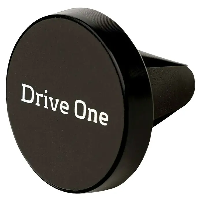 Needit Magnethalter Drive One - Passend für: Needit Drive One - Schwarze, runde magnetische Auto-Lüftungshalterung mit 'Drive One'-Schriftzug.