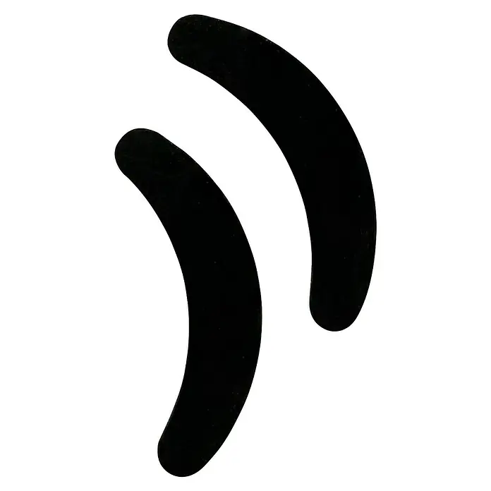 Needit Klebepads Drive One - Passend für: Needit Drive One, 2 Stk. - Zwei schwarze, halbmondförmige Polster.
