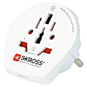Skross Adaptador de viaje (Tipo de enchufe de red de adaptador de viaje: Tipo E+F (CEE 7/7), Blanco) | BAUHAUS