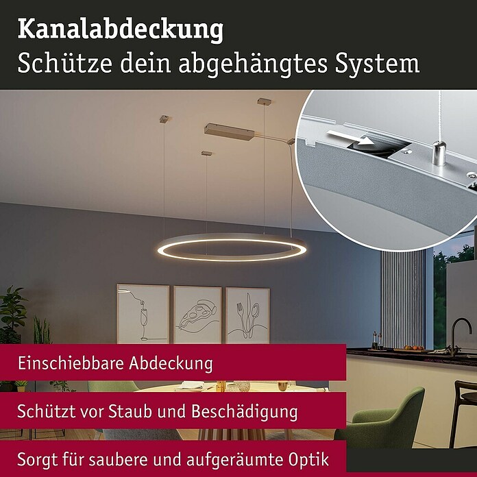 Paulmann Linion Abdeckung Kurve (L x B x H: 3,6 x 78,6 x 0,1 cm, Weiß) | BAUHAUS
