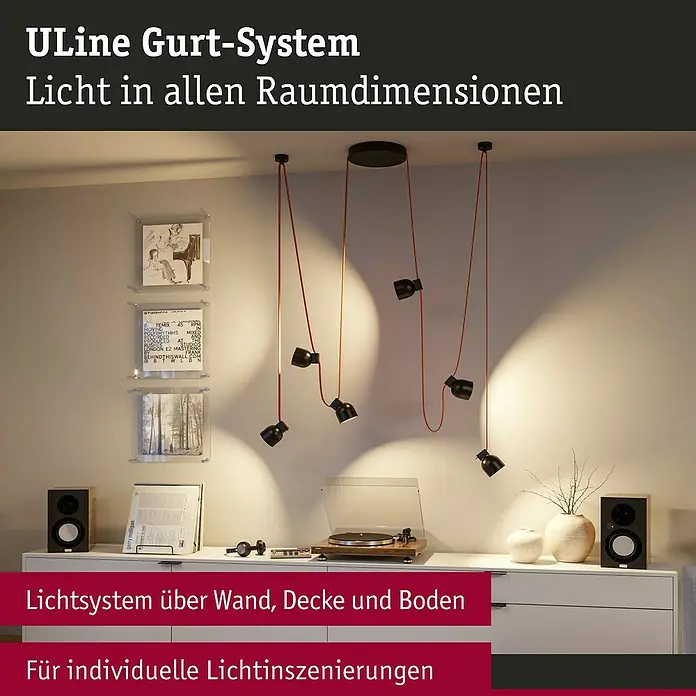 Paulmann ULine Gurtsystem - Länge: 5 m, Orange - Die ULine Gurt-System Leuchte setzt jeden Raum ins richtige Licht. Das innovative Design ist ein echter Hingucker.