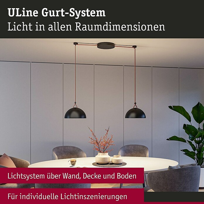 Paulmann ULine Gurtsystem (Länge: 10 m, Terracotta) | BAUHAUS