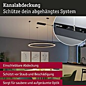 Paulmann Linion Abdeckung Kurve (L x B x H: 3,6 x 78,6 x 0,1 cm, Schwarz matt) | BAUHAUS