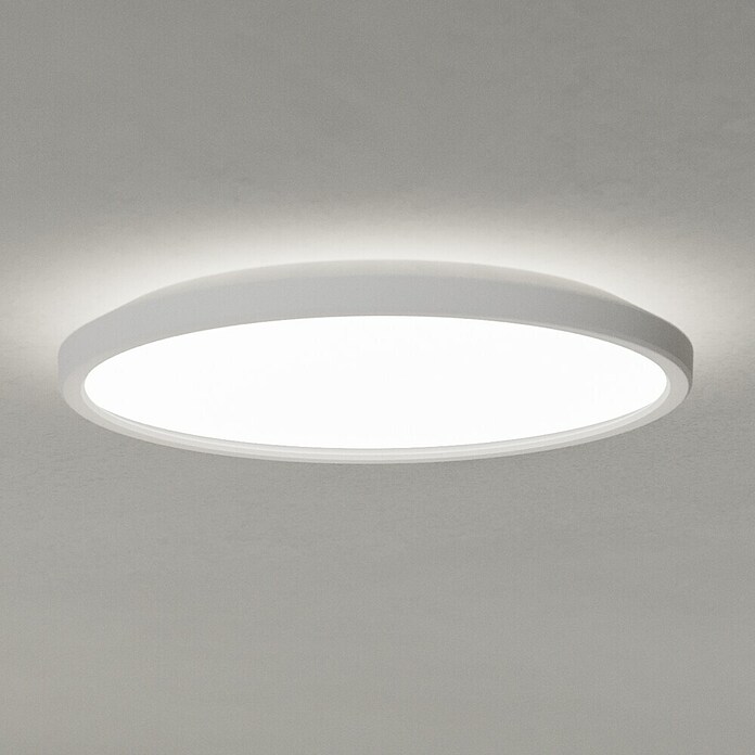 Eglo LED stropna svjetiljka  (13,9 W, Ø x V: 30 x 3 cm, Bijela, Topla bijela) | BAUHAUS