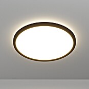 Eglo LED stropna svjetiljka  (13,9 W, Ø x V: 30 x 3 cm, Crna, Topla bijela) | BAUHAUS