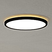 Eglo LED stropna svjetiljka  (13,9 W, Ø x V: 30 x 3 cm, Crna, Topla bijela) | BAUHAUS