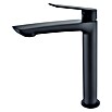 Imex Luxor Grifo de lavabo alto (Nero, Mate)