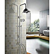 Rousseau Sistema de ducha Retro (Con grifo monomando, Distancia entre orificios: 15 cm, Número de tipos de chorro: 2 ud., Cromo) | BAUHAUS
