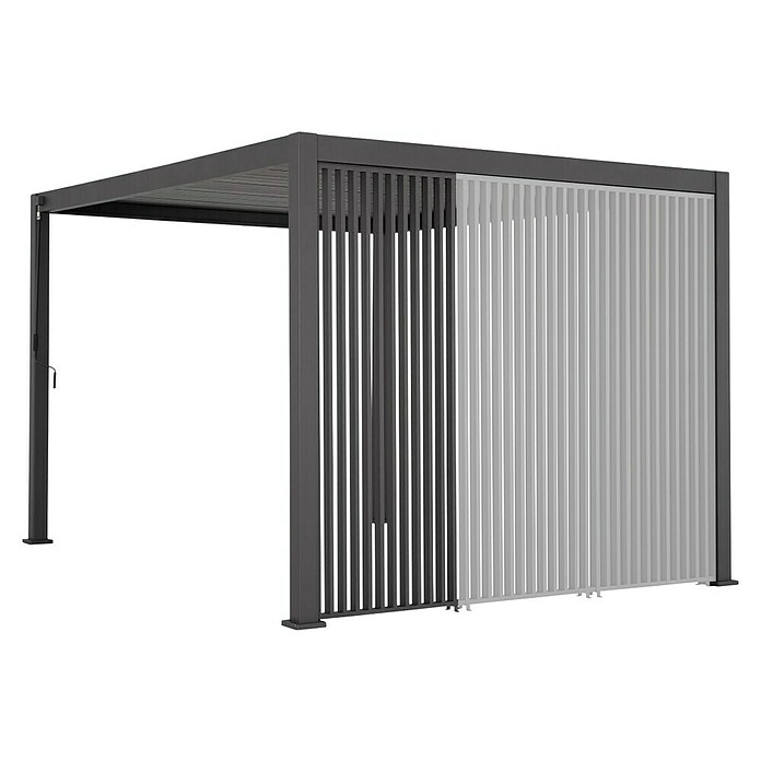 Sunfun Bočna stena za paviljon Lucca  (Š x V: 123,5 x 234 cm, Vertikalne lamele, Za paviljon Sunfun Lucca dolžine 400 cm) | 8298 - Gartenzelte/Pavillons | ICFA - Sonnenschutz | ICF - Sonnenschutz | IC - Freizeit im Garten | I - Stadtgarten | BAUHAUS