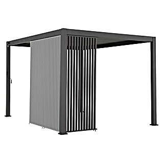 Sunfun Bočna stena za paviljon Lucca (Š x V: 123,5 x 234 cm, Vertikalne lamele, Za paviljon Sunfun Lucca dolžine 400 cm)