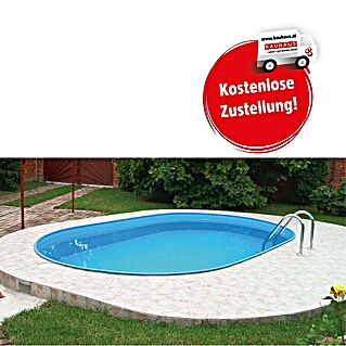 Malibu Stahlwand-Pool Premium (L x B x H: 450 x 250 x 120 cm, 13 000 l)