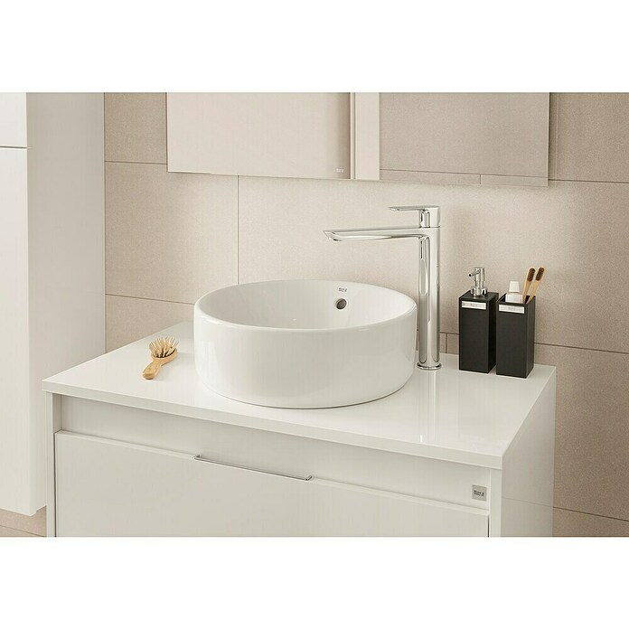 Roca Lavabo Domus (Diámetro: 39 cm, Porcelana, Blanco)