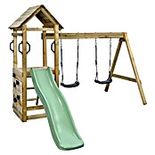 Swing King Dječji toranj za igru Maria  (D x Š x V: 300 x 235 x 210 cm, Tobogan pastelno zelene boje) | BAUHAUS