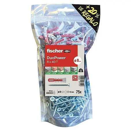 Fischer Duopower Surtido de tacos y tornillos Big Pack