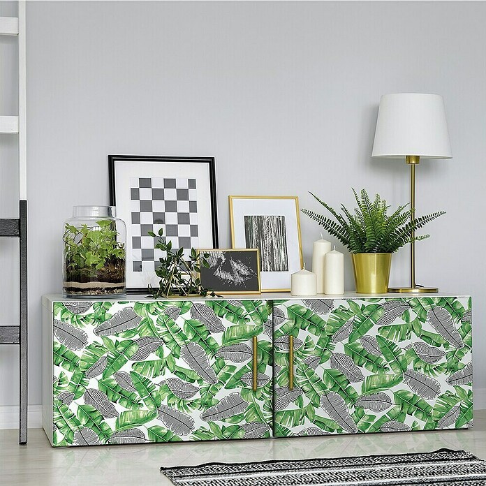 D-c-fix Rollo adhesivo vinílico Botánico Uva (200 x 45 cm, Verde, Autoadhesivo) | BAUHAUS