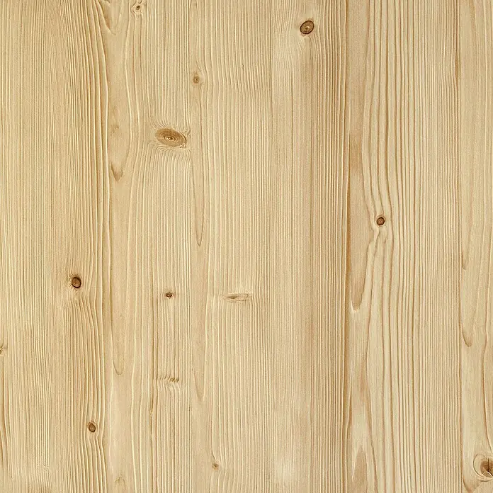 D-c-fix Rollo adhesivo vinílico Jura - 200 x 45 cm, Marrón, Autoadhesivo - Madera de abeto natural clara con vetas y nudos distintivos, ideal para muebles rústicos y revestimientos de paredes.