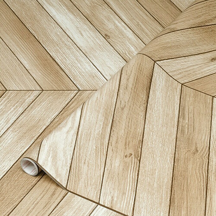 D-c-fix Rollo adhesivo vinílico Espiga Madera (200 x 45 cm, Marrón, Autoadhesivo) | BAUHAUS
