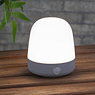 Starlux LED-Tischleuchte Serra (0,3 W, L x B x H: 10 x 10 x 12 cm, Light Grey, RGBW)