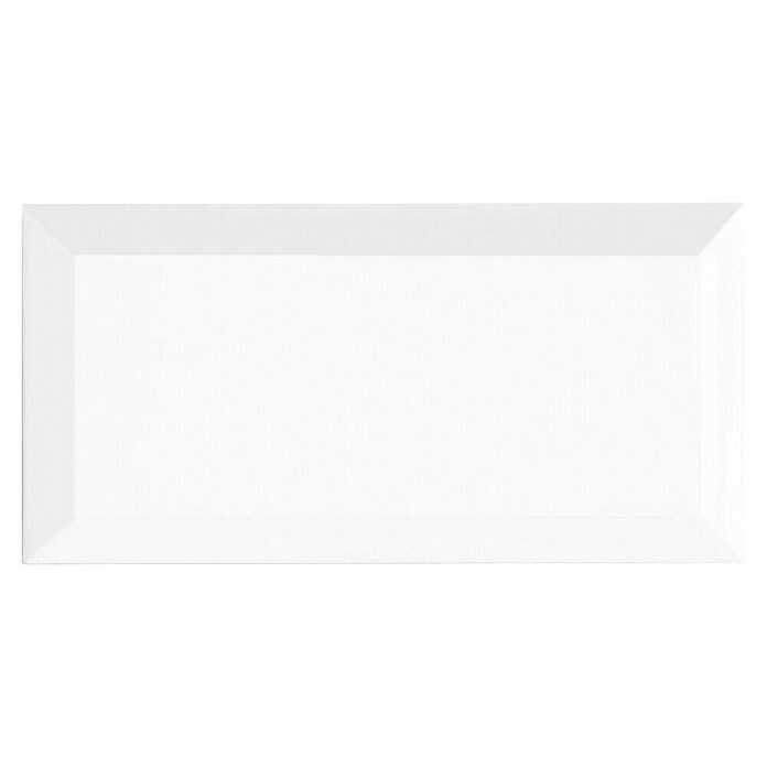 Zidna pločica Metro  (20 x 10 cm, Bijela, Visokog sjaja) | BAUHAUS