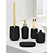 Aquasanit Ebony Escobillero de suelo (Poliresina, Negro/Dorado) | BAUHAUS