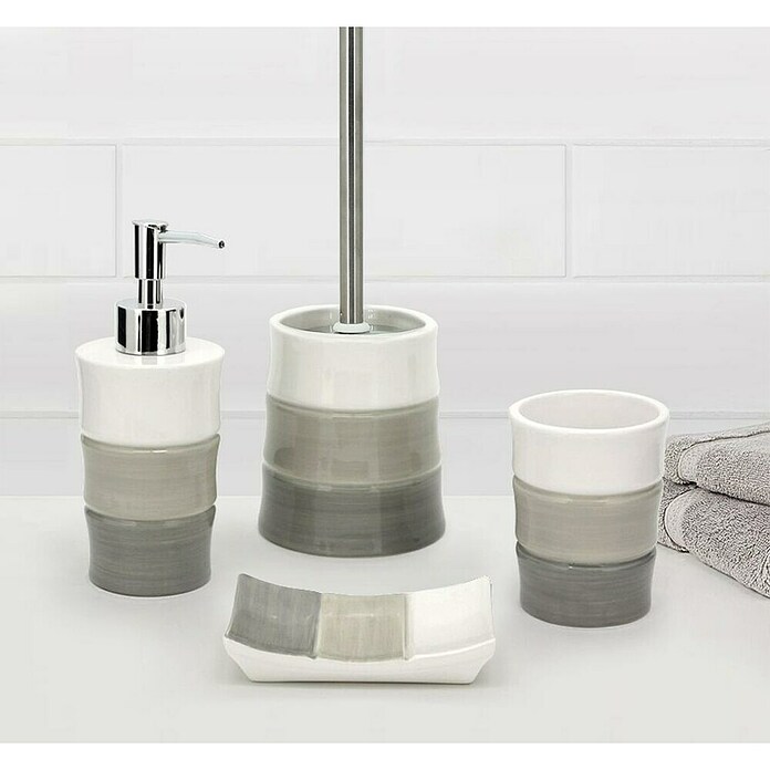 Aquasanit Mystique Escobillero (Cerámica, Gris) | BAUHAUS