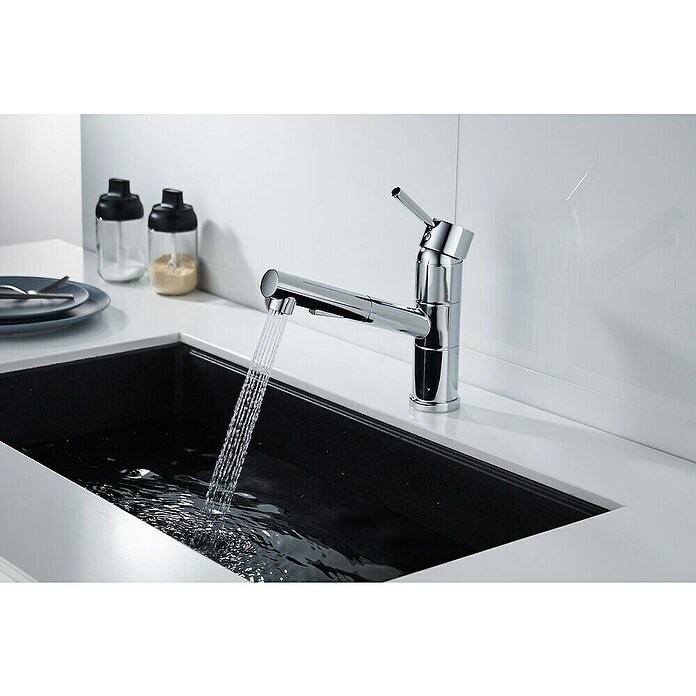 Grifo de cocina Kansas (Cromo, Brillante) | BAUHAUS