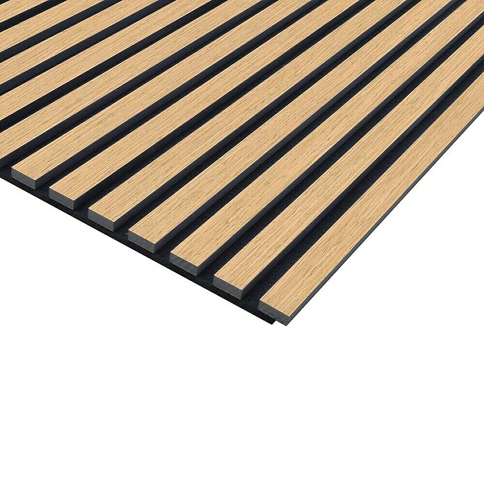 Akoestische panelen Acustico Eiken (Natuur Eiken, l x b x d: 2.670 x 572,5 x 19 mm) | BAUHAUS