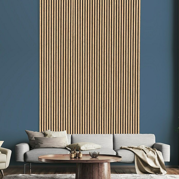 Akoestische panelen Acustico Eiken (Natuur Eiken, l x b x d: 2.670 x 572,5 x 19 mm) | BAUHAUS