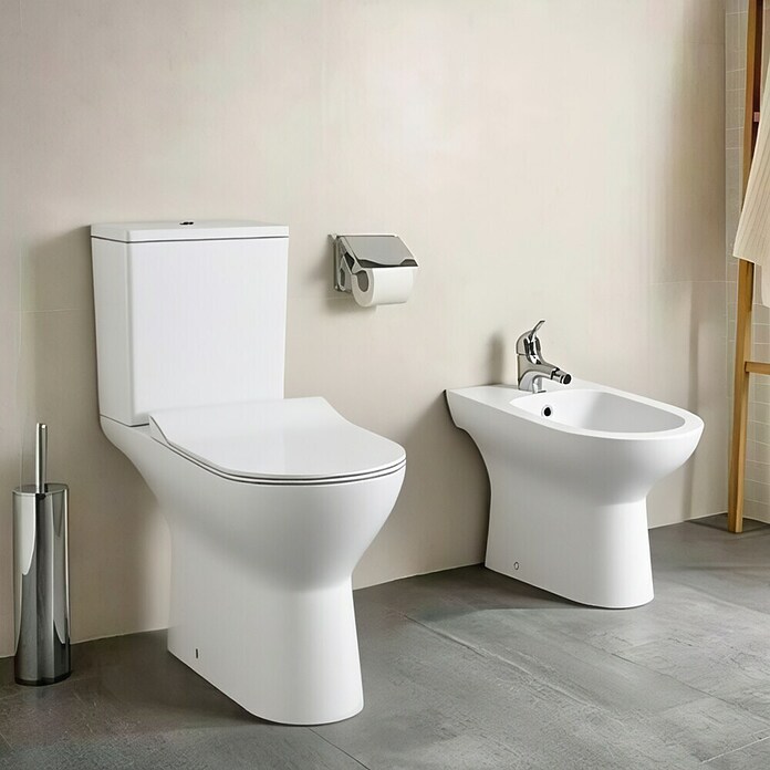 Camargue Tokio Bidé Mitos (L x An x Al: 54,5 x 35,3 x 39,3 cm, Blanco, Otros) | BAUHAUS