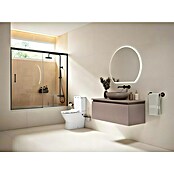 Pack WC de pie sin borde Delaware (Sin borde de descarga, Salida dual, Blanco) | BAUHAUS