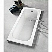 Roca Bañera Contesa (140 x 70 cm, 141 l, Acero esmaltado, Blanco)
