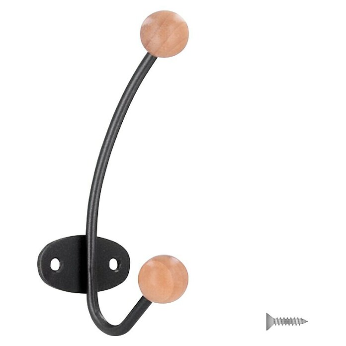 Siro Garderobna kuka  (D x Š x V: 136 x 50 x 65 mm) | BAUHAUS