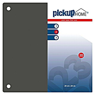 Pickup 3D Home Bord (l x b: 20 x 20 cm, Grijs)