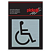 Pickup Etiqueta adhesiva (Motivo: Sillas de ruedas, L x An: 80 x 80 mm)