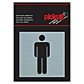 Pickup Etiqueta adhesiva (Motivo: Caballeros, L x An: 80 x 80 mm)