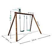 Soulet Schaukel Alizee (B x L: 166 x 265 cm, Holz) | BAUHAUS
