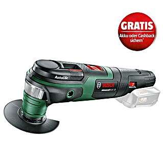 Bosch Power for All 18V Akku-Multifunktionswerkzeug AdvancedMulti 18 (18 V, Ohne Akku, Leerlaufdrehzahl: 10.000 U/min - 20.000 U/min)
