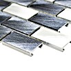 Mosaikfliese Brick XAM A431 (30,6 x 32,4 cm, Schwarz, Matt)