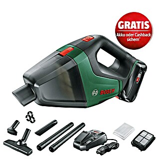 Bosch Power for All 18V Akku-Handstaubsauger UniversalVac 18 (18 V, 1 Akku, 2,5 Ah, Behältervolumen: 0,5 l)